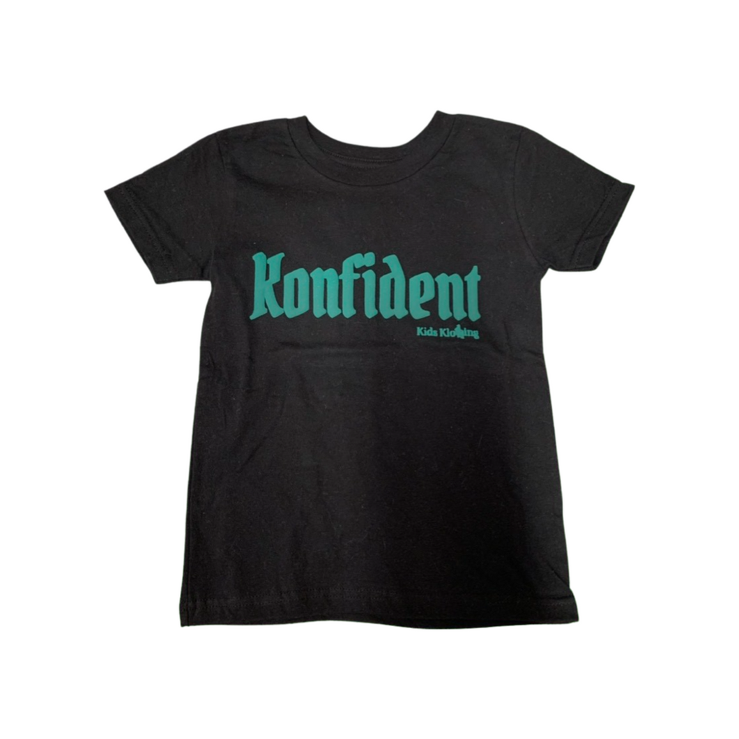 Black & Teal Short Sleeve