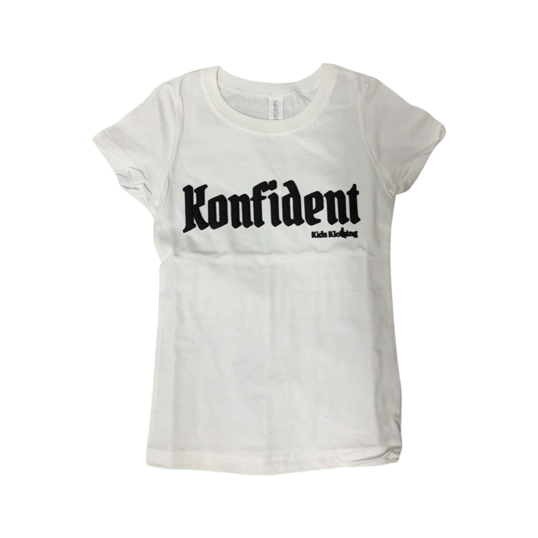 White & Black Short Sleeve T Shirt